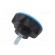 Knob | Ø: 56mm | Ext.thread: M8 | 20mm | technopolymer (PA) | Cap: blue image 6