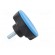 Knob | Ø: 56mm | Ext.thread: M8 | 20mm | technopolymer (PA) | Cap: blue image 7
