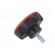 Knob | Ø: 56mm | Ext.thread: M8 | 20mm | technopolymer (PA) | Cap: red image 4
