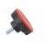 Knob | Ø: 56mm | Ext.thread: M8 | 20mm | technopolymer (PA) | Cap: red image 7