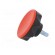Knob | Ø: 56mm | Ext.thread: M8 | 20mm | technopolymer (PA) | Cap: red image 3