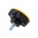 Knob | Ø: 56mm | Ext.thread: M8 | 20mm | technopolymer (PA) | Cap: yellow image 6