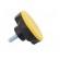 Knob | Ø: 56mm | Ext.thread: M8 | 20mm | technopolymer (PA) | Cap: yellow image 7