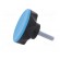 Knob | Ø: 56mm | Ext.thread: M8 | 30mm | technopolymer (PA) | Cap: blue image 3