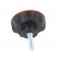 Knob | Ø: 56mm | Ext.thread: M8 | 30mm | technopolymer (PA) | Cap: red фото 5