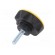 Knob | Ø: 56mm | Ext.thread: M8 | 30mm | technopolymer (PA) | Cap: yellow image 6