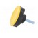 Knob | Ø: 56mm | Ext.thread: M8 | 30mm | technopolymer (PA) | Cap: yellow image 3