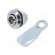 Lock | cast zinc | 18mm | Kind of insert bolt: double-bit insert image 1