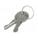 Lock | zinc and aluminium alloy | 22mm | Key code: 1333 | 180° фото 2