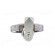 Lock | zinc and aluminium alloy | 30mm | chromium | Key code: 1333 image 6