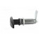 Lock | zinc and aluminium alloy | 60mm | black finish | Kit: 2 keys image 4