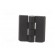 Hinge | Width: 30mm | polyamide | black | H: 30mm | with stud bolt image 2