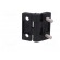 Hinge | Width: 40mm | polyamide | black | H: 40mm | with assembly stem фото 5