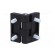 Hinge | Width: 50mm | polyamide | black | H: 50mm | with assembly stem фото 5