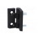 Hinge | Width: 50mm | polyamide | black | H: 50mm | with assembly stem фото 3