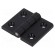 Hinge | Width: 60mm | technopolymer (PA) | black | H: 45mm image 1