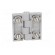 Hinge | Width: 60mm | zinc and aluminium alloy | silver | H: 60mm image 6