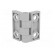 Hinge | Width: 60mm | zinc and aluminium alloy | silver | H: 60mm image 6
