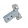 Hinge | Width: 61mm | zinc-plated steel | H: 55mm | with assembly stem image 2