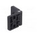 Hinge | Width: 84mm | technopolymer PA | black | H: 36mm | for profiles image 4