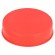 Plugs | Body: red | Out.diam: 103.3mm | H: 23mm | Mat: LDPE | Shape: round paveikslėlis 1