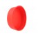 Plugs | Body: red | Out.diam: 103.4mm | H: 28mm | Mat: LDPE | Shape: round фото 4