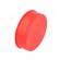 Plugs | Body: red | Out.diam: 103.4mm | H: 28mm | Mat: LDPE | Shape: round фото 8