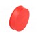 Plugs | Body: red | Out.diam: 112.5mm | H: 27.5mm | Mat: LDPE | push-in image 8