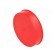 Plugs | Body: red | Out.diam: 115.6mm | H: 23mm | Mat: LDPE | Shape: round image 2