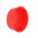 Plugs | Body: red | Out.diam: 61.5mm | H: 20mm | Mat: LDPE | Shape: round paveikslėlis 4