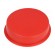 Plugs | Body: red | Out.diam: 94mm | H: 24mm | Mat: LDPE | Shape: round image 1