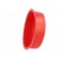 Plugs | Body: red | Out.diam: 94mm | H: 24mm | Mat: LDPE | Shape: round image 7