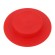 Plugs | Body: red | Out.diam: 97.9mm | H: 24mm | Mat: LDPE | push-in | round image 1