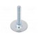 Foot of pin | Base dia: 50mm | M10 | steel | Plunger length: 60mm image 1