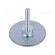 Foot | Base dia: 60mm | M8 | steel | Plunger length: 40mm | Plating: zinc image 1