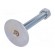 Foot of pin | Base dia: 80mm | M20 | steel | Plunger length: 125mm image 1