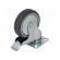 Transport wheel | Ø: 100mm | W: 27mm | H: 134mm | torsional with lock paveikslėlis 1