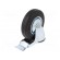 Transport wheel | Ø: 125mm | W: 25mm | H: 152mm | 100kg | Mat: rubber image 1
