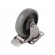 Transport wheel | Ø: 125mm | W: 32mm | H: 156mm | torsional with lock image 1