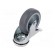 Transport wheel | Ø: 75mm | W: 25mm | H: 100mm | torsional with lock paveikslėlis 1