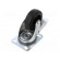 Transport wheel | Ø: 80mm | W: 25mm | H: 107mm | torsional with lock paveikslėlis 1