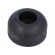 Foot | H: 9.5mm | black | rubber | Dim: Ø17.5mm | Cutout: Ø4mm | -40÷50°C image 1