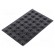 Self-adhesive foot | H: 4.7mm | black | polyurethane | Dim: Ø15.9mm image 1