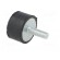 Vibroisolation foot | Ø: 25mm | H: 15mm | Shore hardness: 40±5 | 320N paveikslėlis 4