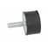 Vibroisolation foot | Ø: 25mm | H: 15mm | Shore hardness: 40±5 | 320N paveikslėlis 7