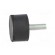 Vibroisolation foot | Ø: 25mm | H: 15mm | Shore hardness: 40±5 | 320N image 3