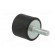 Vibroisolation foot | Ø: 25mm | H: 20mm | Shore hardness: 55±5 | 560N фото 4