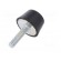 Vibroisolation foot | Ø: 25mm | Shore hardness: 70±5 | 374N | 88N/mm фото 6