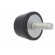 Vibroisolation foot | Ø: 32mm | Shore hardness: 70±5 | 813N | 148N/mm фото 4
