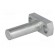 Mounting base | V: pin | D: 12mm | W: 16mm | H: 39mm | steel | zinc image 2